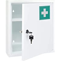 HI Botiquín Acero Inoxidable Primeros Auxilios Cuidados Salud Accesorios Baño Complementos Casa Hogar Materiales…